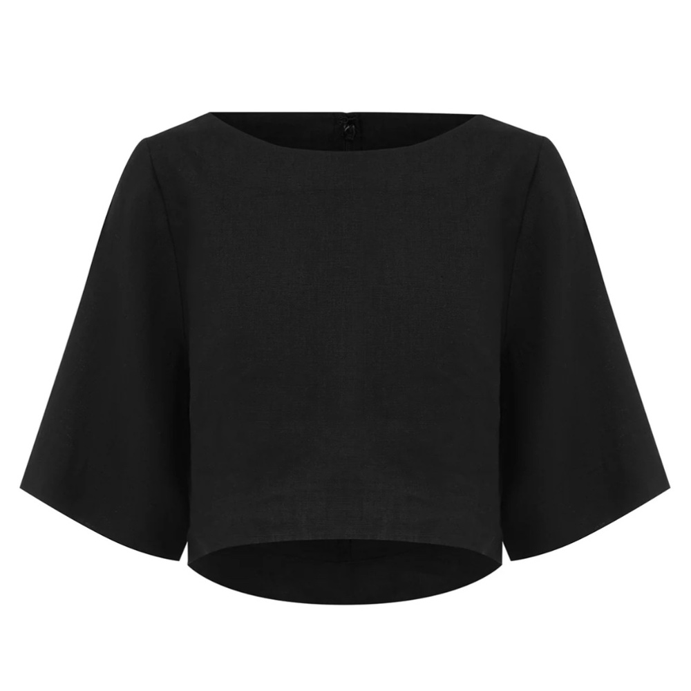 Posse Shay linen top